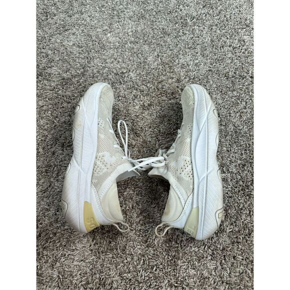 SOREL Women's 7 Explorer Blitz Stride Lace Sneakers Cream Knit Mesh Athletic Gym - Picture 12 of 14